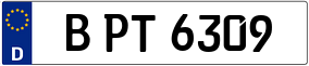 Truck License Plate